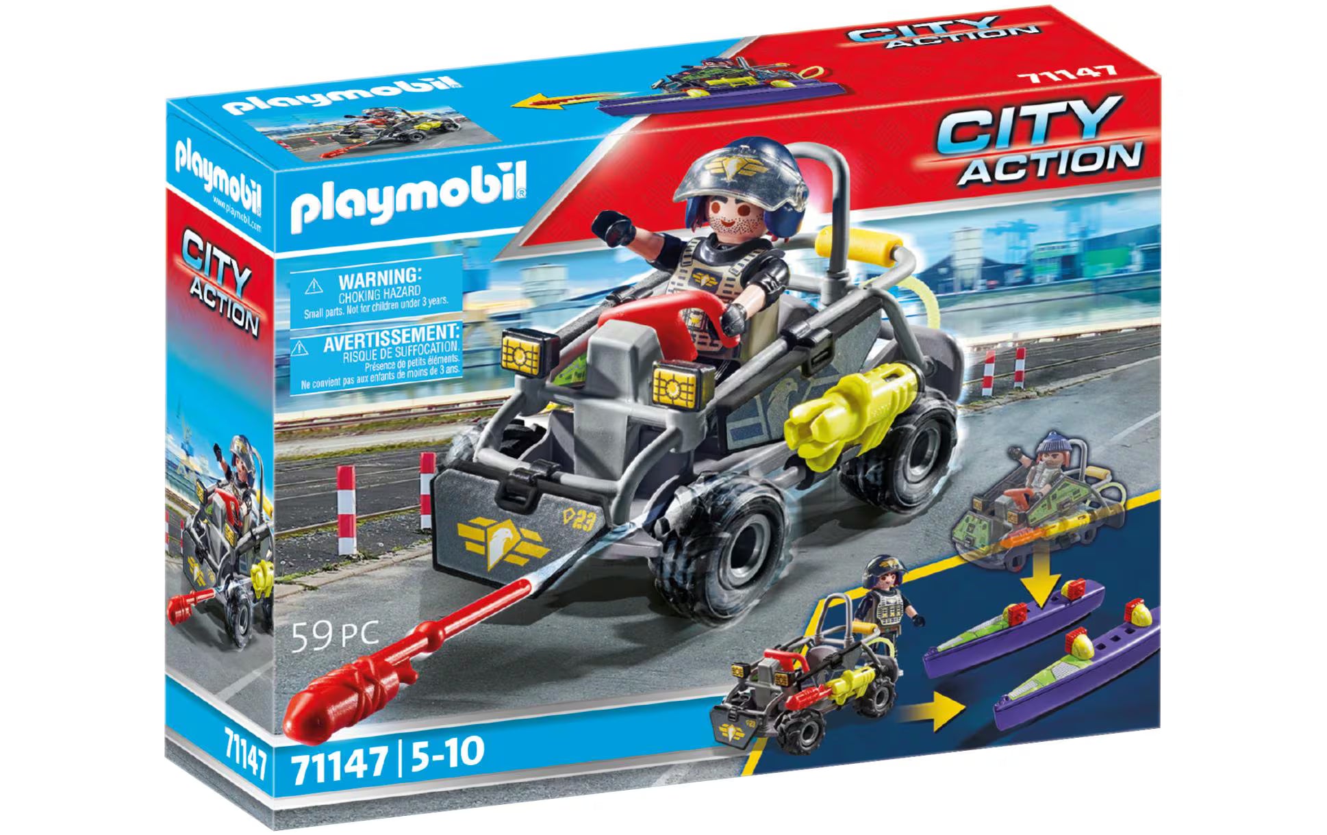 Playmobil SWAT-Multi-Terrain-Quad