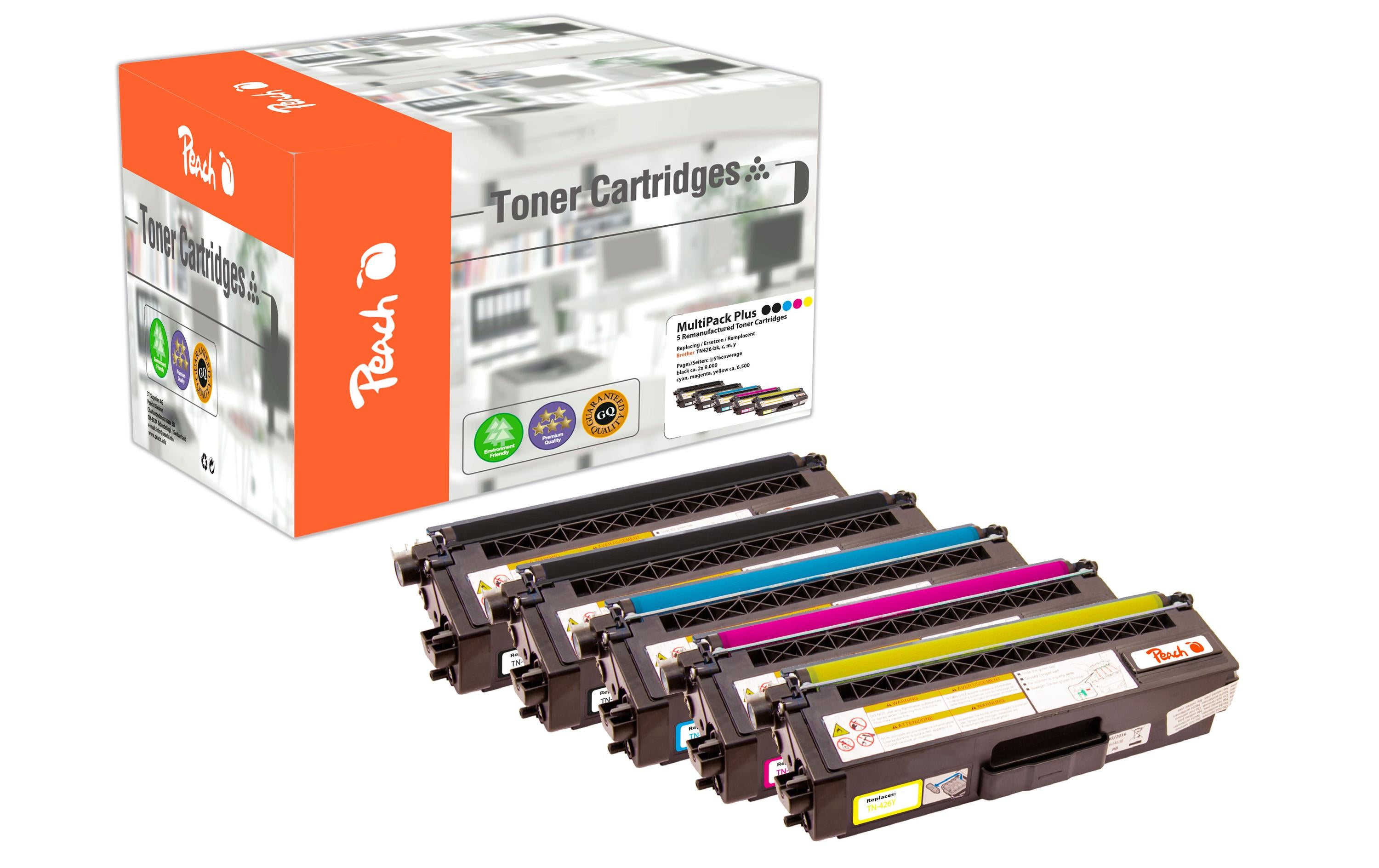 Peach Toner für Brother TN-426 MultiPack P.