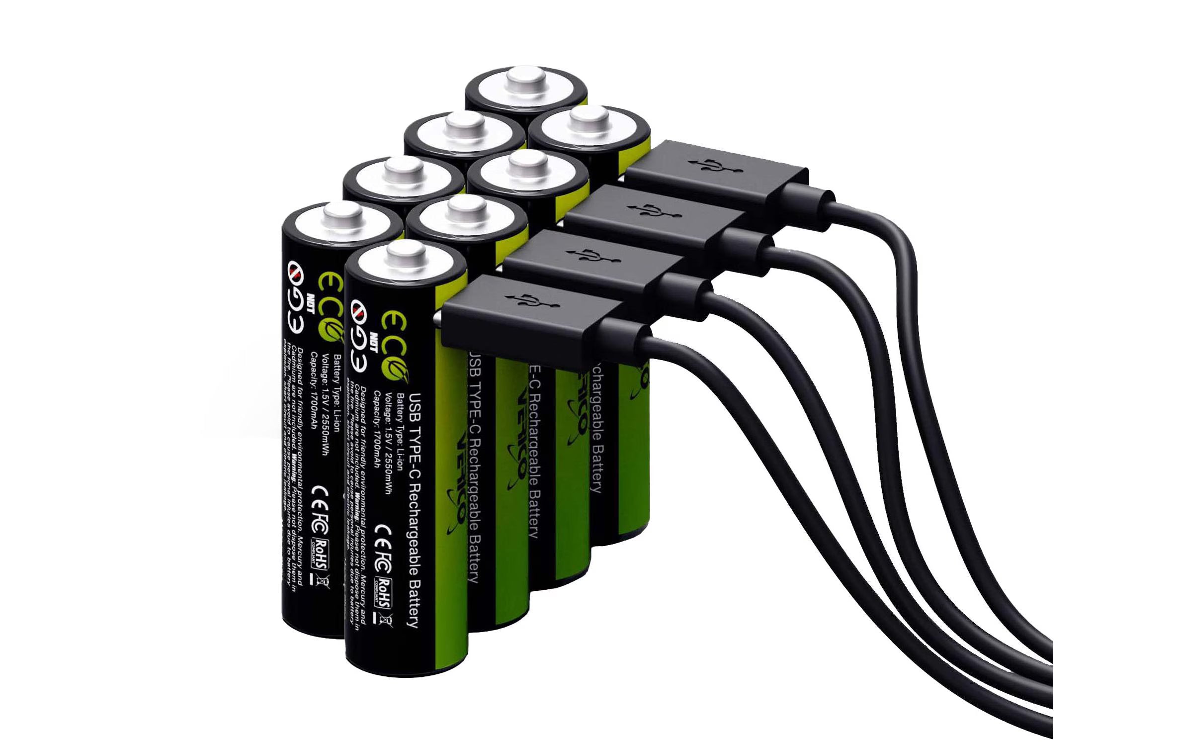 Verico LoopEnergy AA, USB-C, 1700mAh