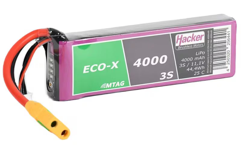TF ECO-X LiPo-Akku 11.1V 4000mAh 3S 25C