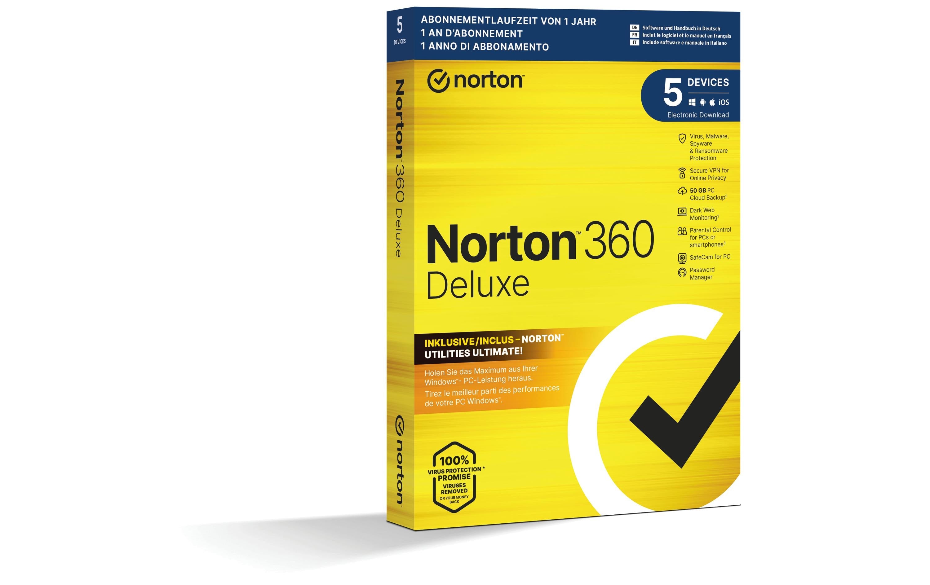 Norton 360 Deluxe Non-Subscription