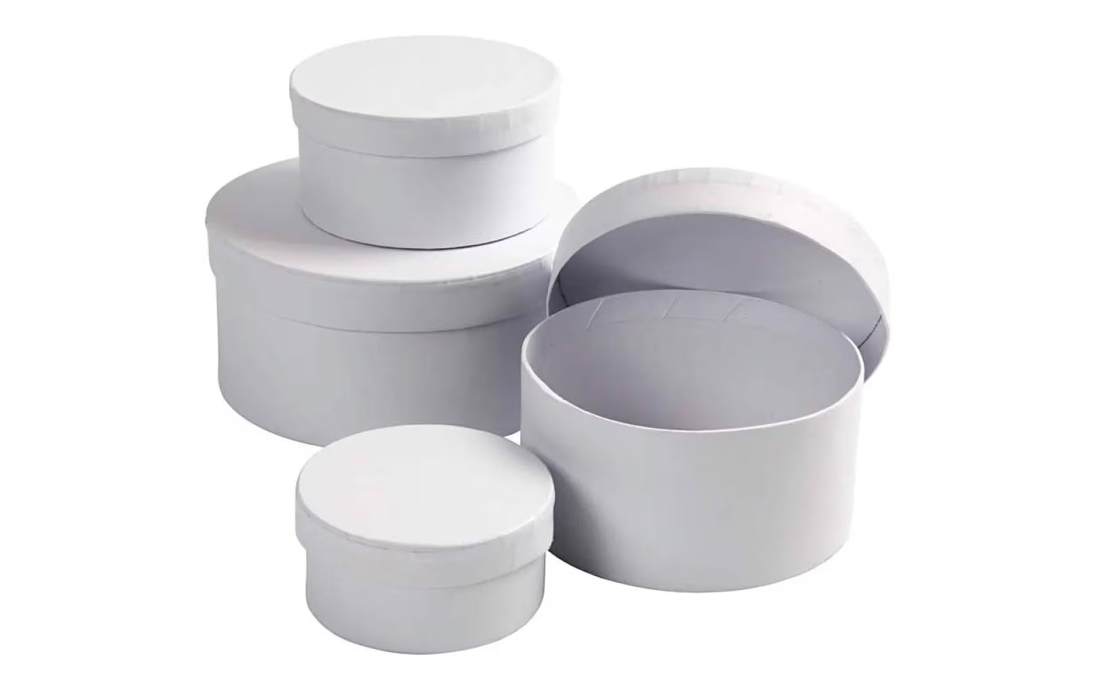 Creativ Company Pappboxen rund weiss