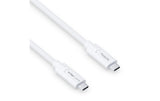 PureLink USB3.1 Gen2 USB-C-C, 100cm, Weiss