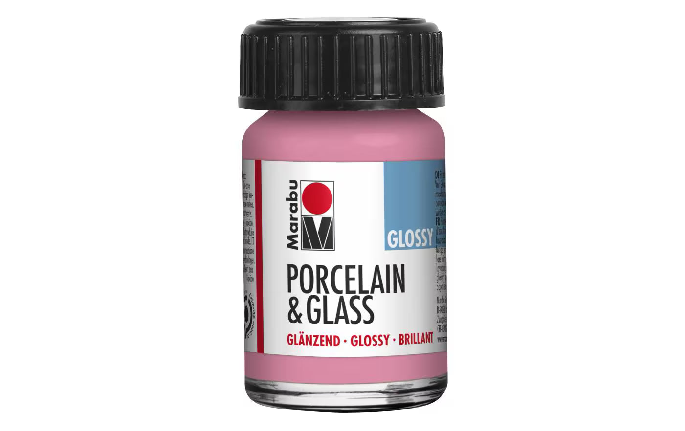 Marabu, Glas- und Porzellanfarbe 133 Rosa,