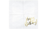Partydeco Servietten Happy Birthday
