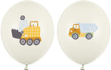 Partydeco Ballons Baufahrzeuge