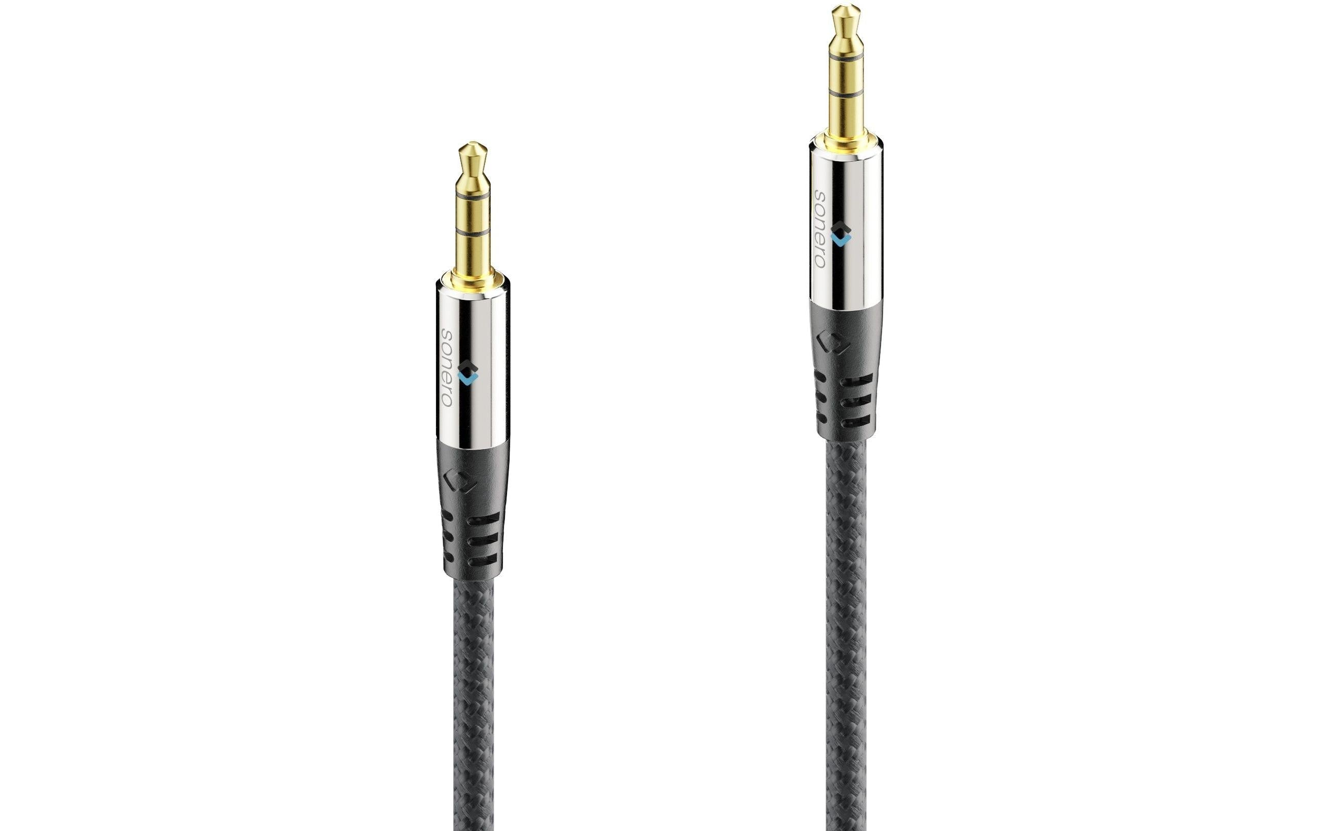 sonero, Audio-Kabel 3.5 mm Klinke mit Nylon