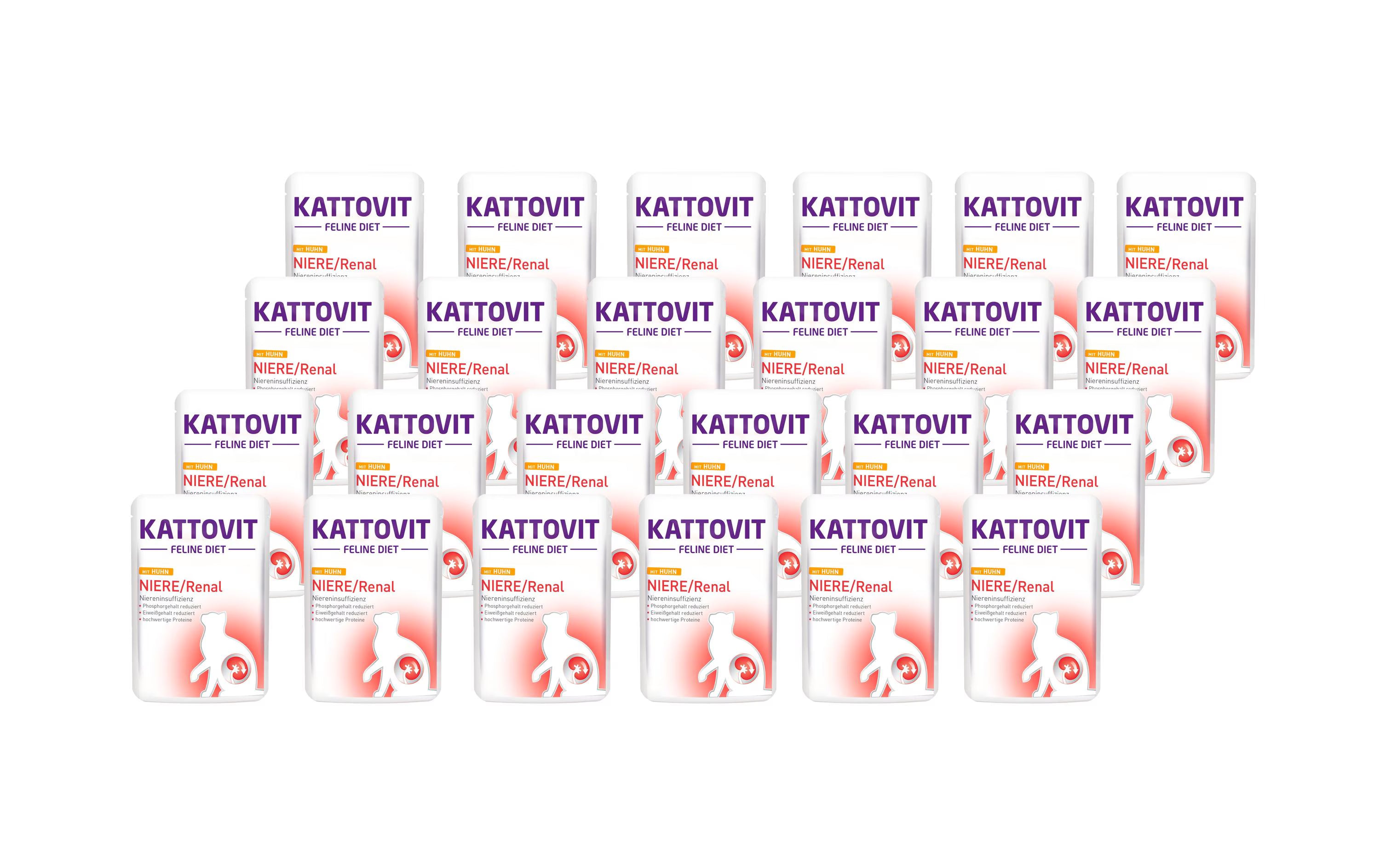 Kattovit Nassfutter Niere/Renal Huhn,