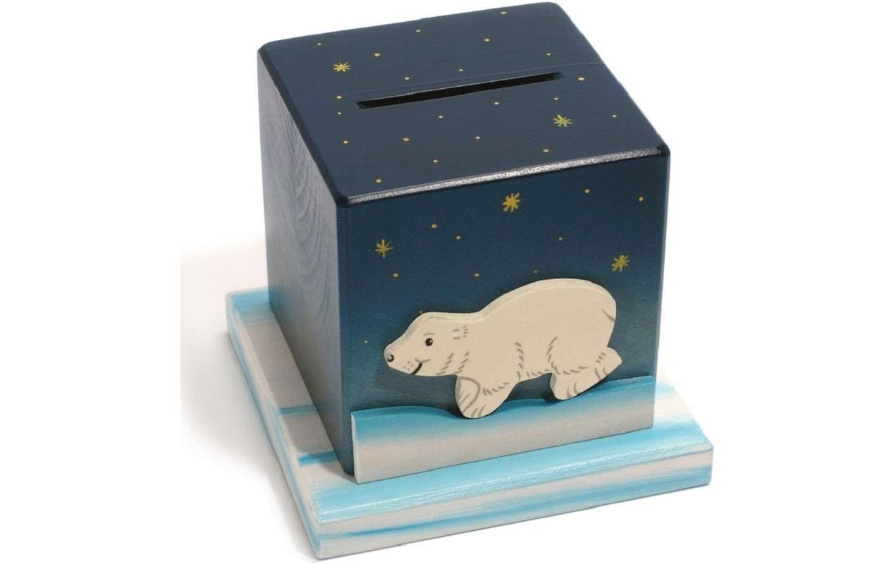 Weizenkorn Spardose Eisbär