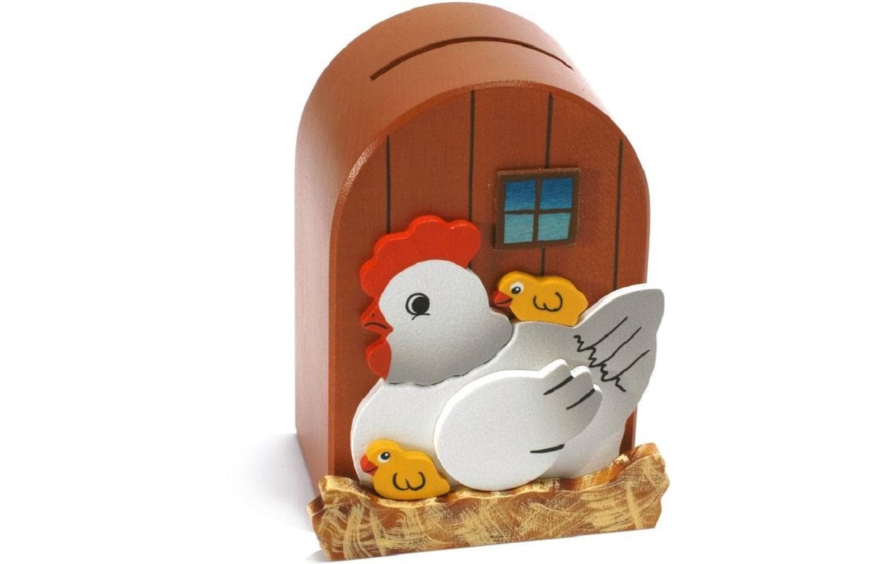 Weizenkorn Spardose Huhn