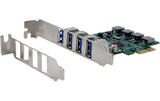 EXSYS EX-11194, 4-Port USB3.2gen1 Karte