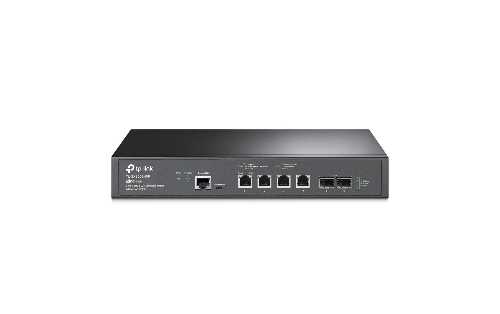 TP-Link TL-SX3206HPP 6 PortManaged Switch