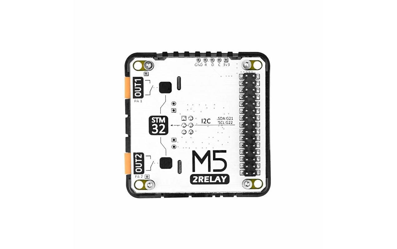 M5Stack 2-Channel AC Relay Module 13.2