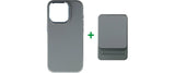 4SMARTS Powerbank + Cover Grau
