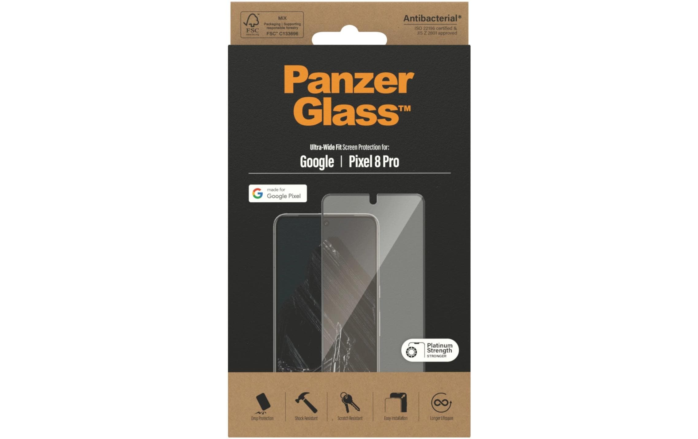 PANZERGLASS Clear Glass, UWF