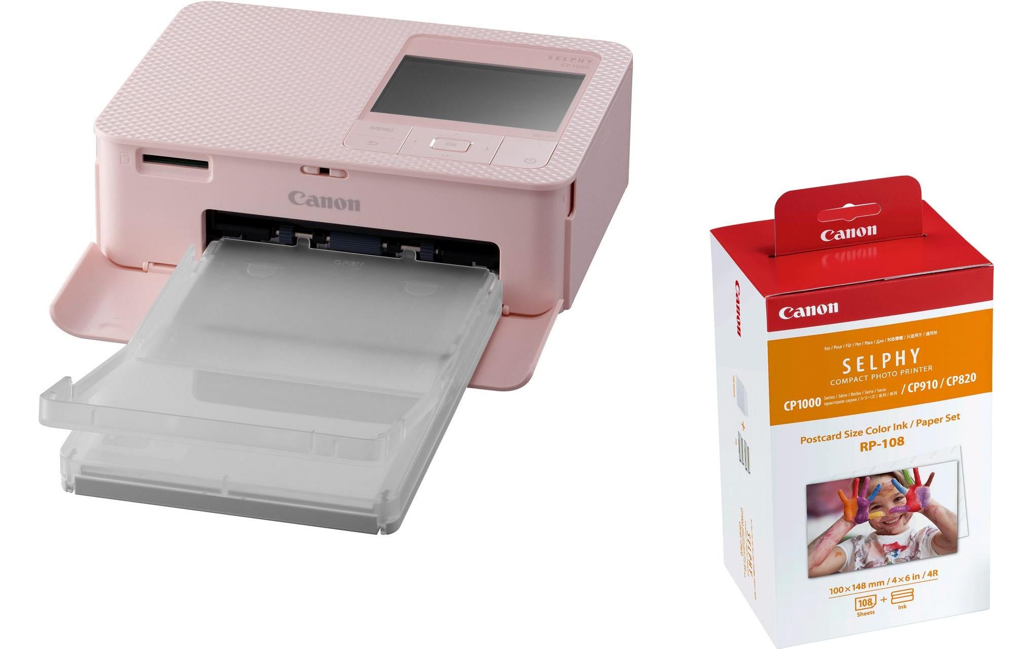 Canon Selphy CP1500 pink, 300x300dpi,WLAN,