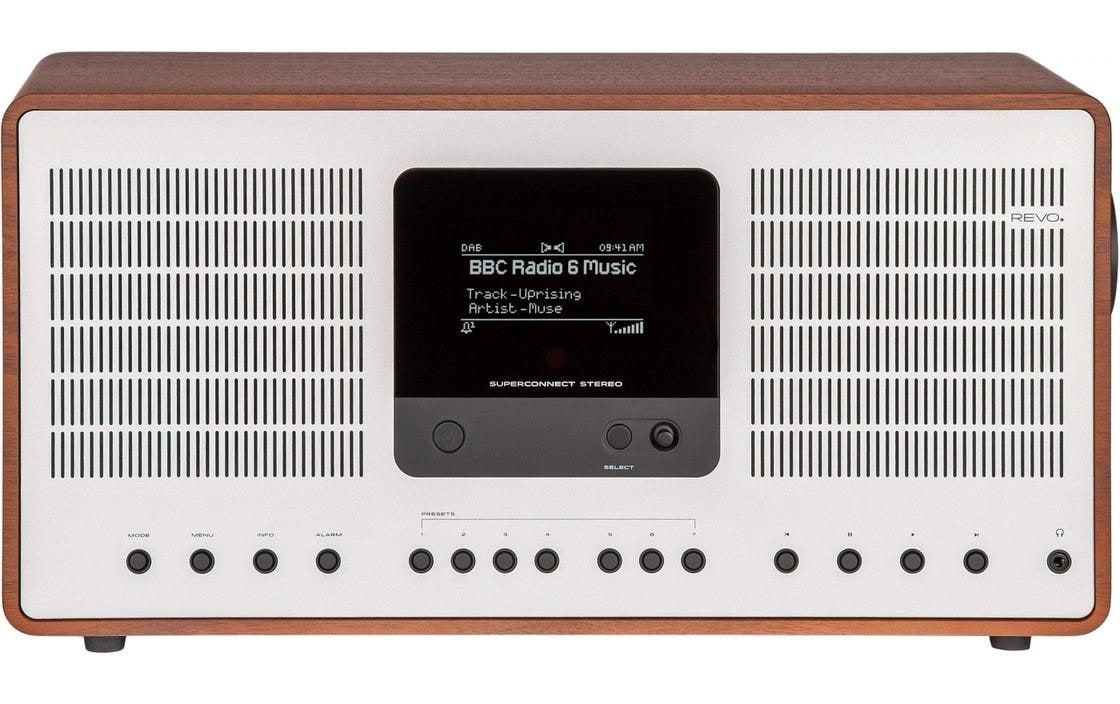 Revo SuperConnect Stereo, walnuss silber