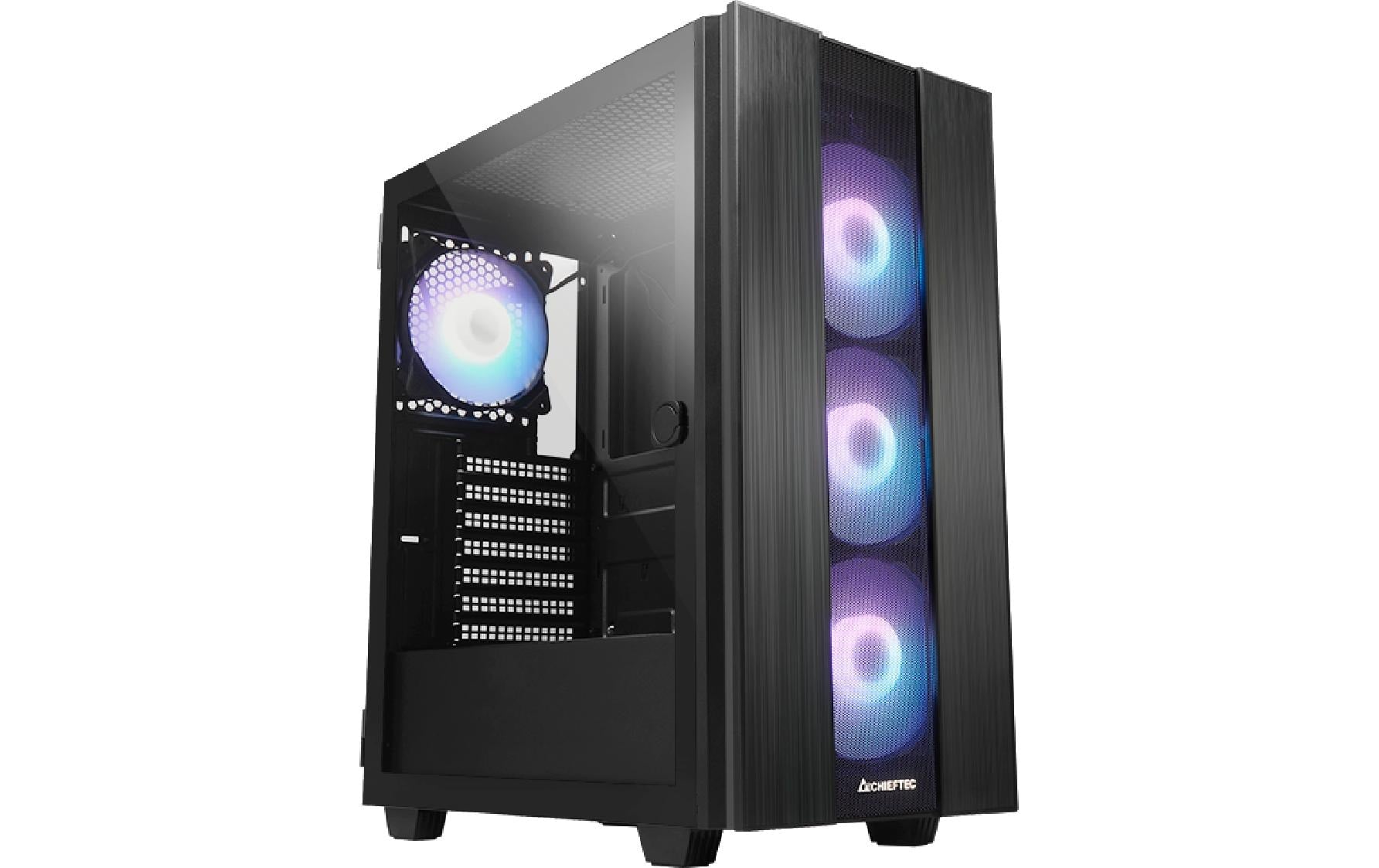 Chieftec Midi Tower Hunter 2, schwarz o.NT