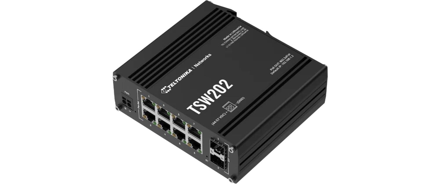Teltonika TSW202 Industrie PoE+Manag.Switch