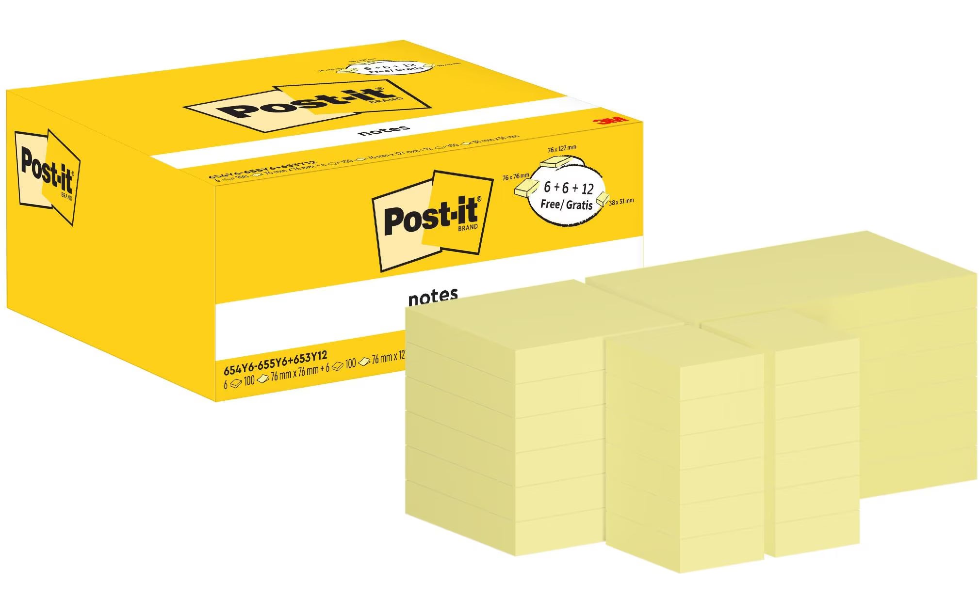 Post-it Haftnotizen PEFC Vorteilspaket