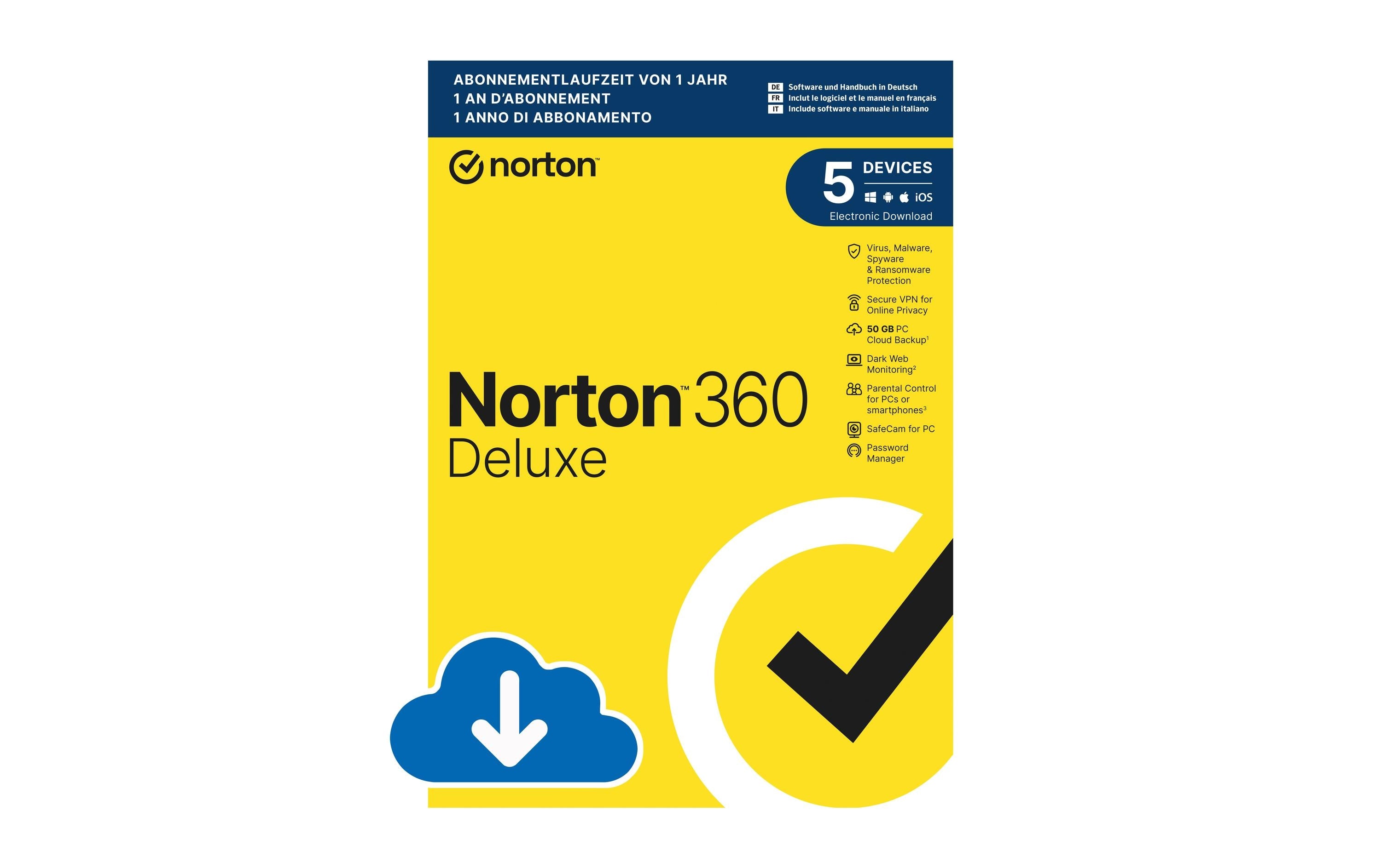 Norton 360 Deluxe Non-Subscription