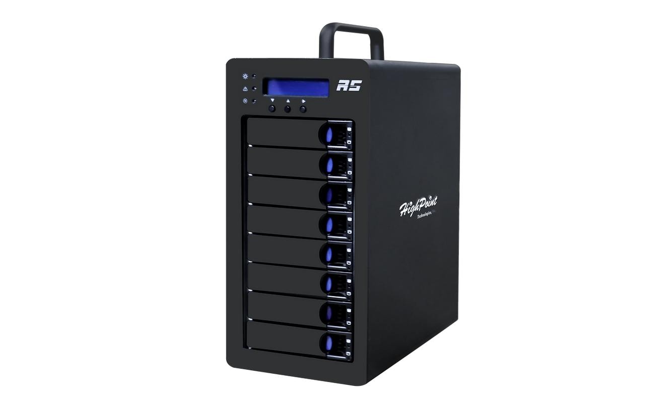 Highpoint RS6438TS: externes 8-Bay Gehäuse