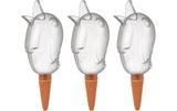Scheurich Bördy M,3erSet,Transparent,220 ml