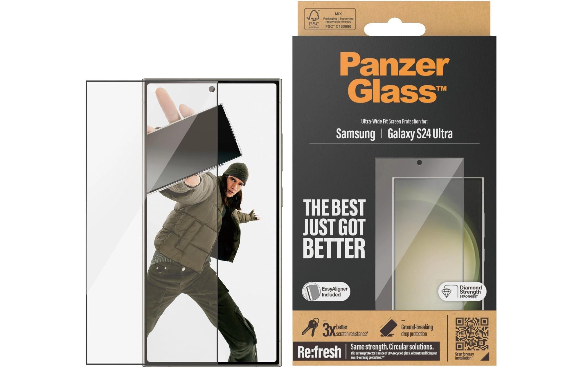 PANZERGLASS Clear Glass - UWF, EA