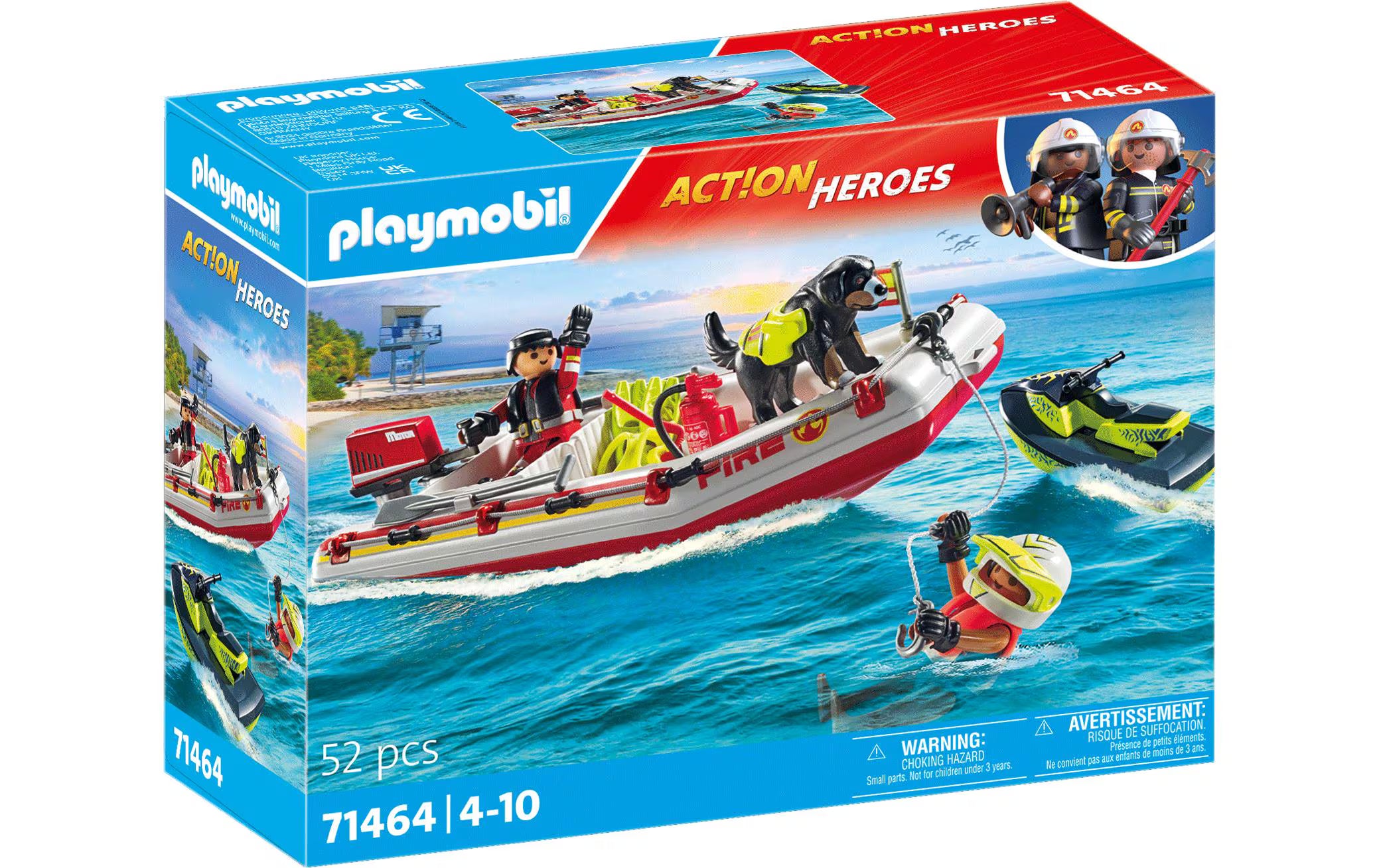 Feuerwehrboot mit Aqua Scooter