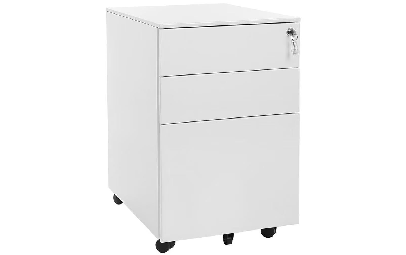 Songmics Rollcontainer weiss, Schloss