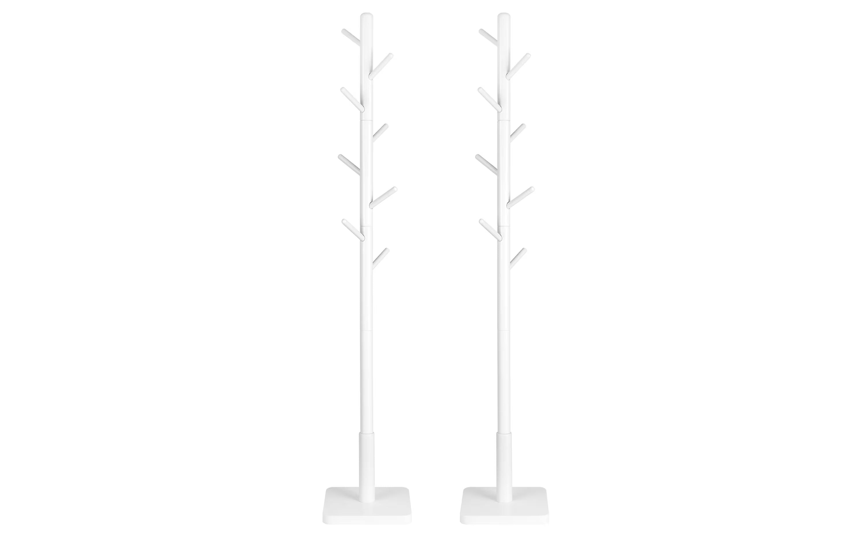 Vasagle Garderobeständer, Weiss, 8 Haken