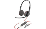 Poly Blackwire 3225 Stereo,3.5mm+USB-C/A