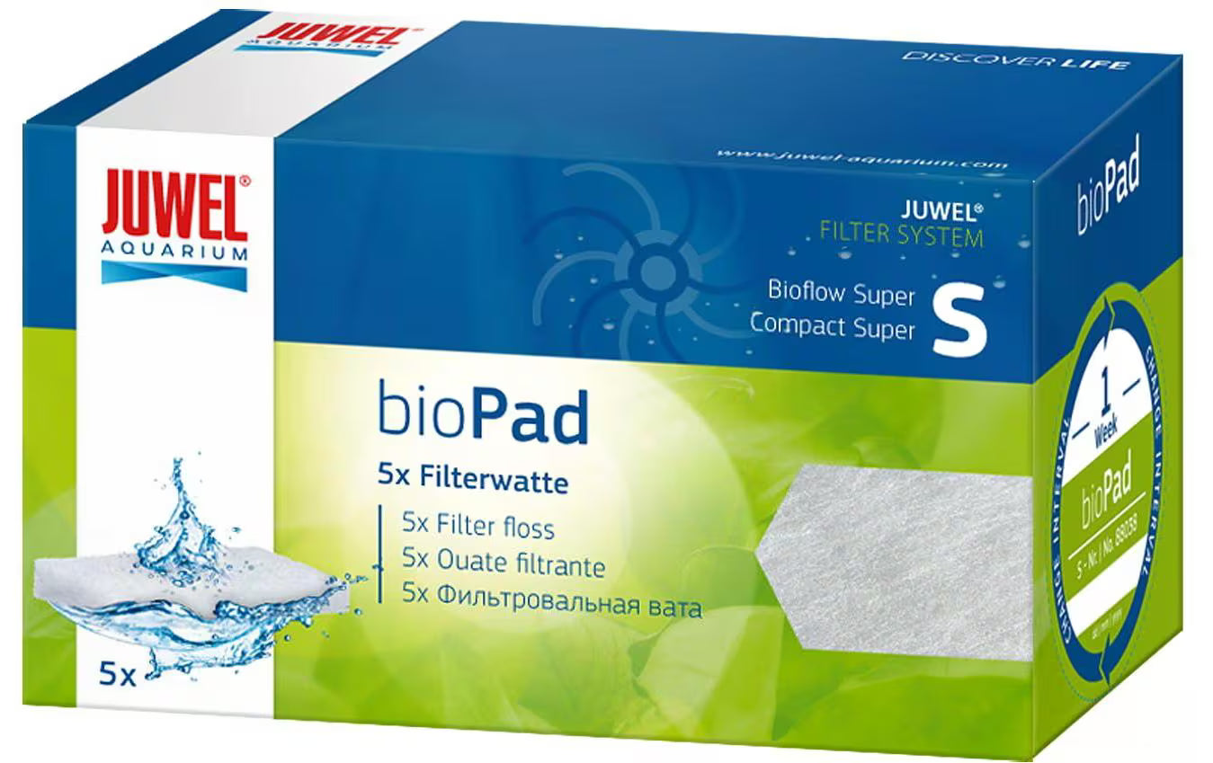 Juwel, Filterwatte bioPad S 5 Stück