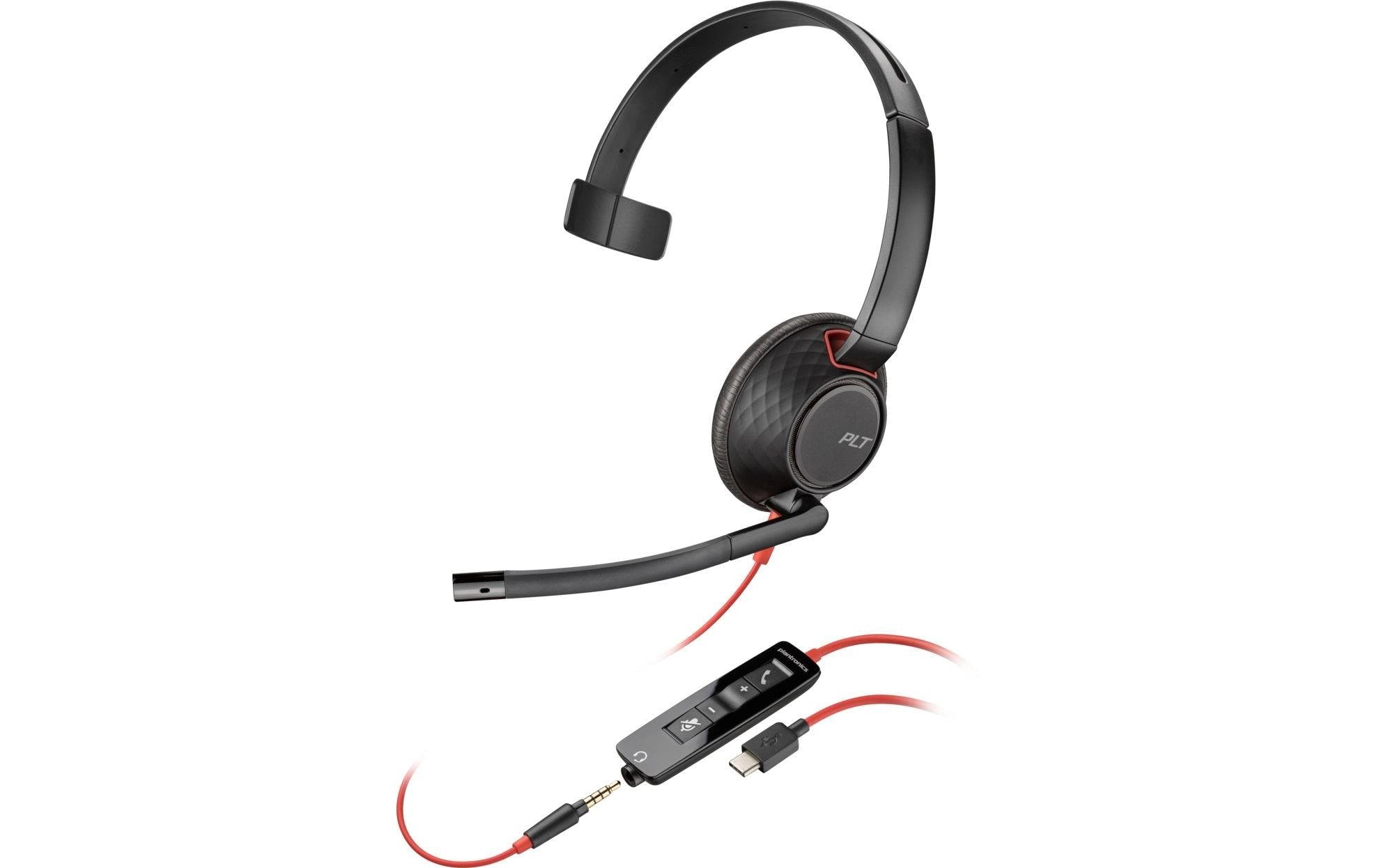 Poly Blackwire 5210 Mono,3.5mm+USB-C/A