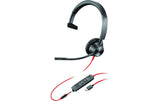 Poly Blackwire 3315 Mono,MS,3.5mm+USB-C/A