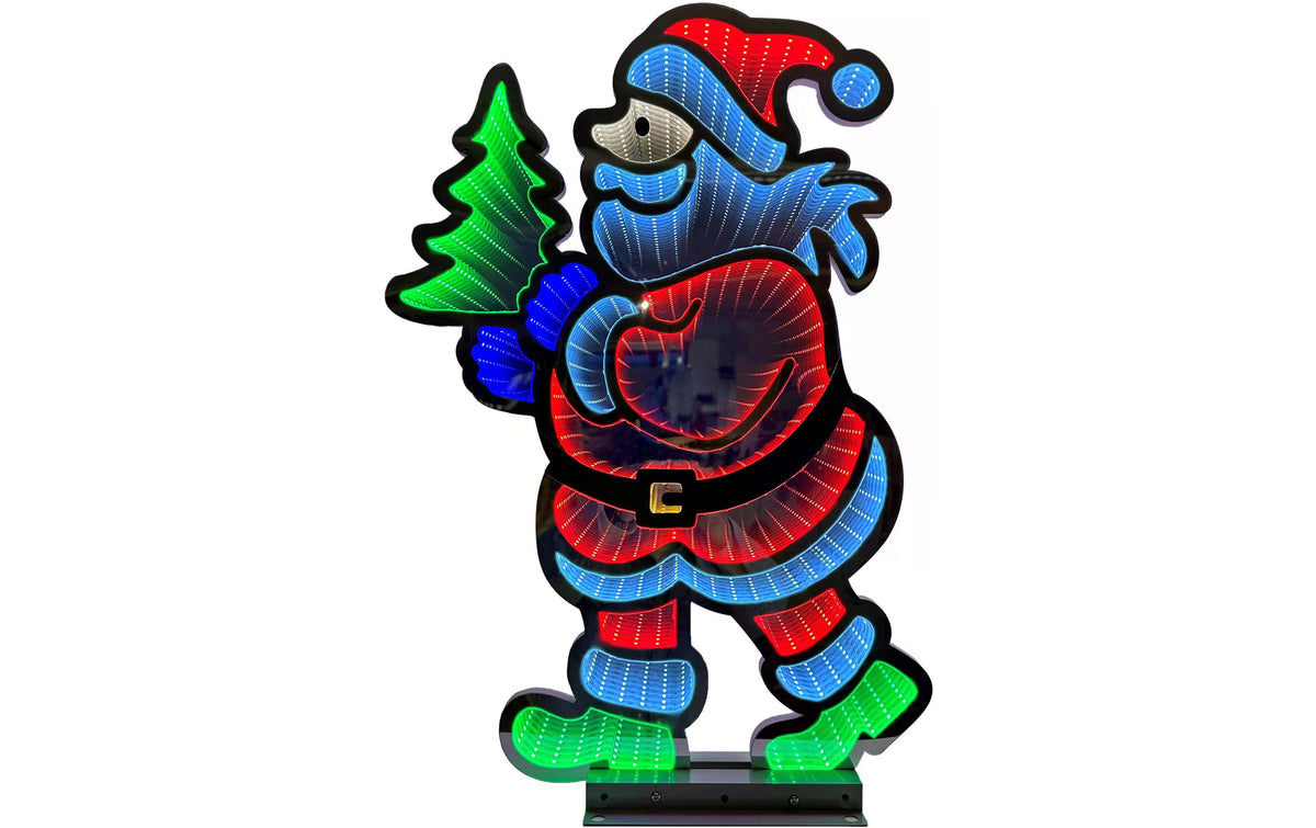 Dameco LED Infinity Santa 42x60x60cm