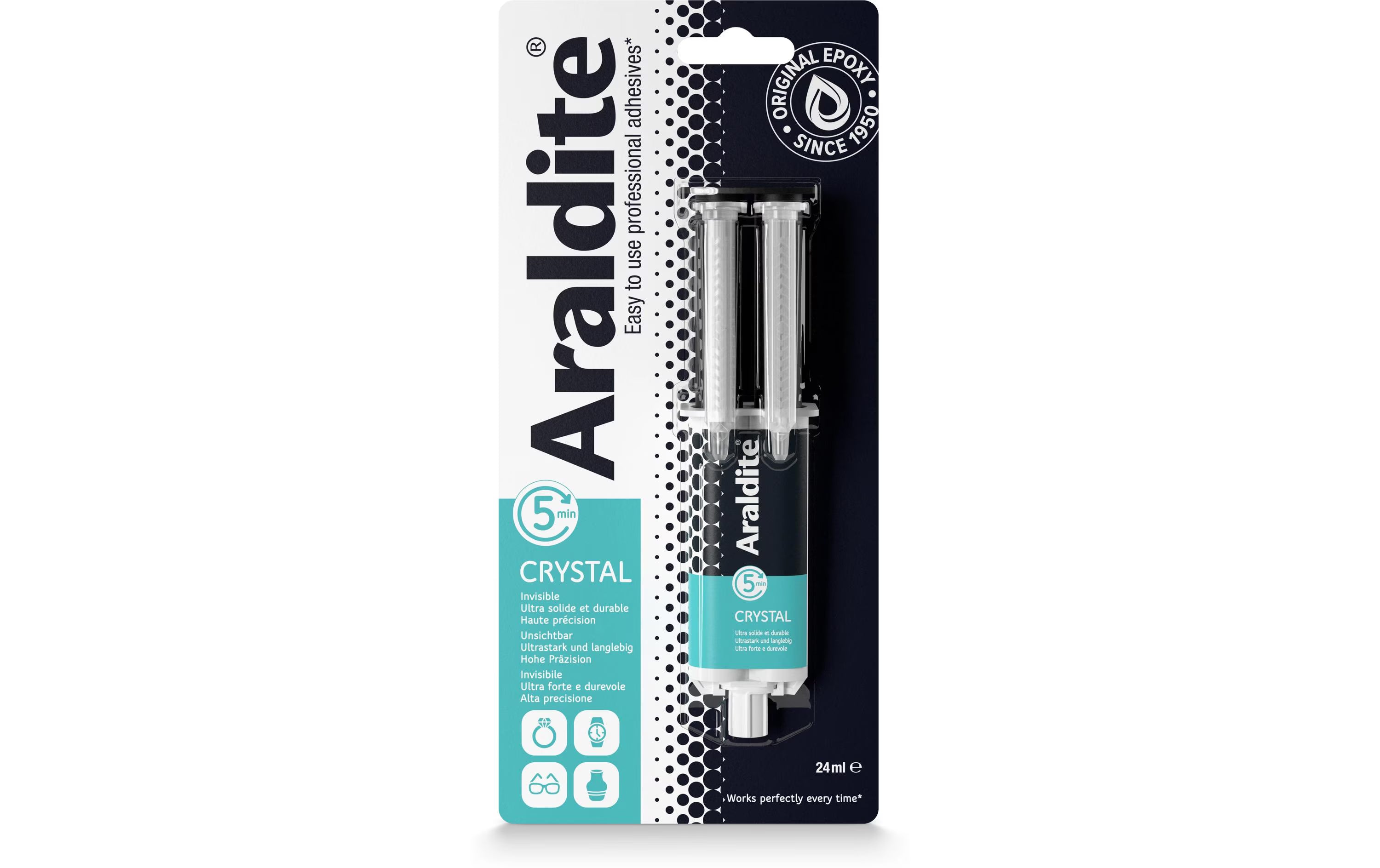 Tesa Araldite Crystal Klebstoff