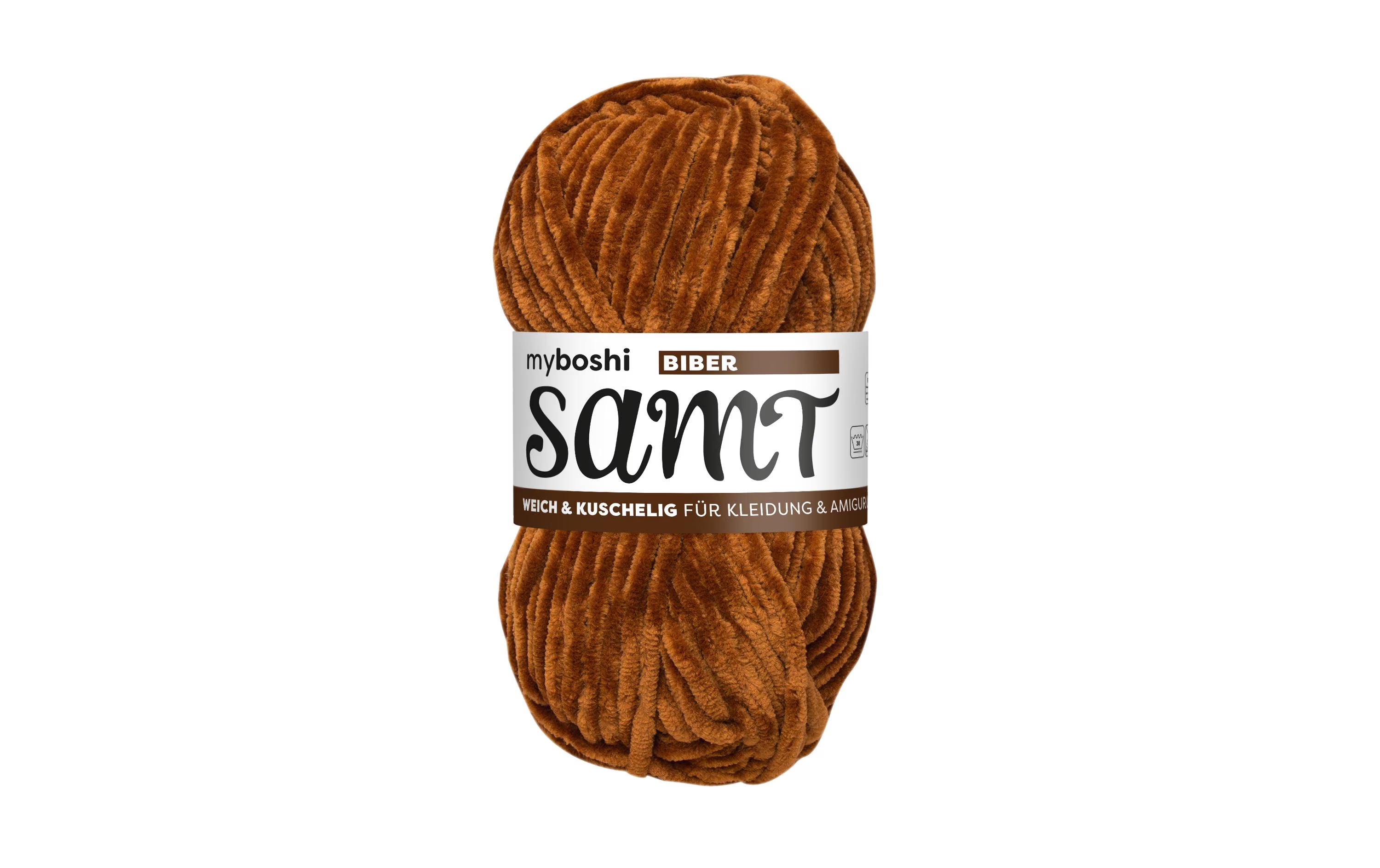 myBoshi Wolle Chenille Samt Biber