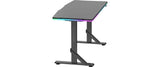 Ultradesk Iron Schwarz LEDGaming Table