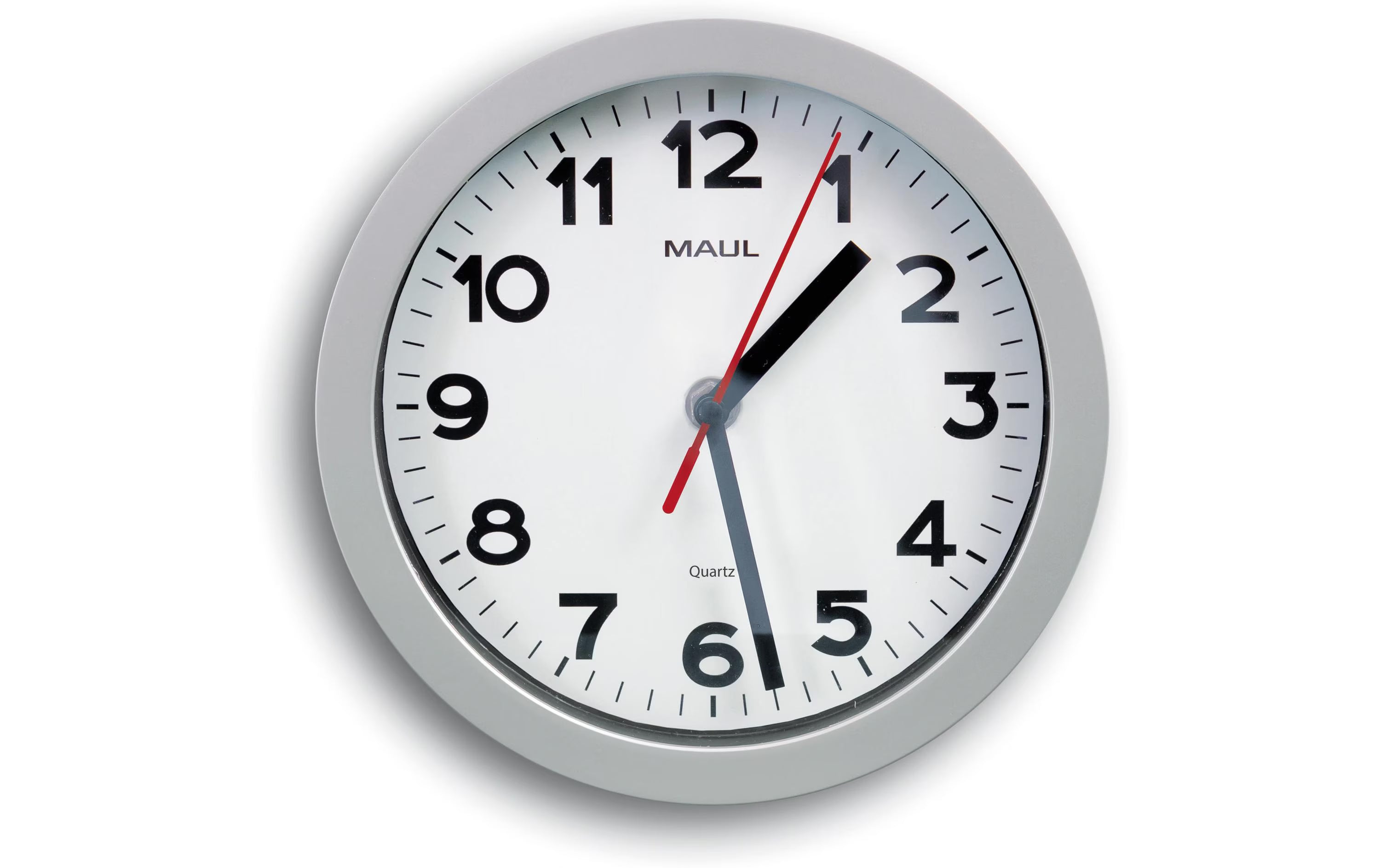 Maul, Wanduhr MAULstep Ø 20 cm, Silber