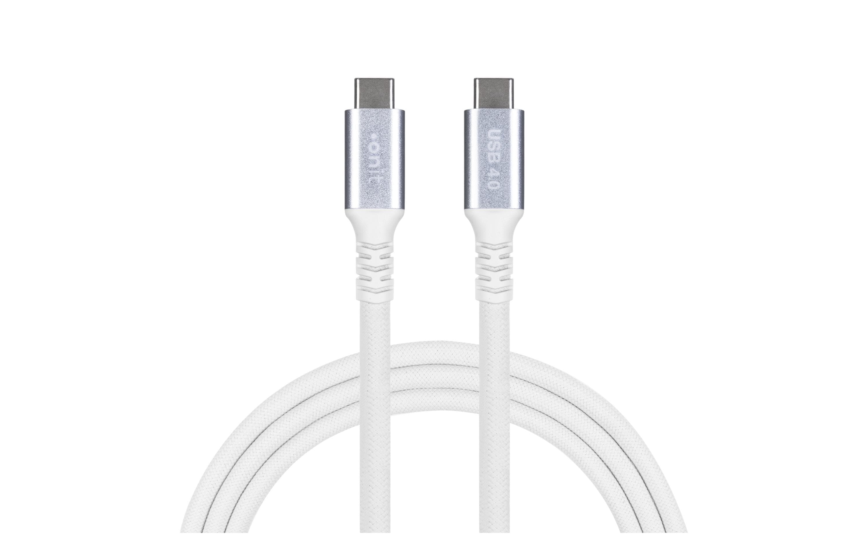 onit Pro USB4-Kabel C-C weiss 1m