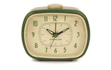 Kikkerland Retro Wecker Analog Grün