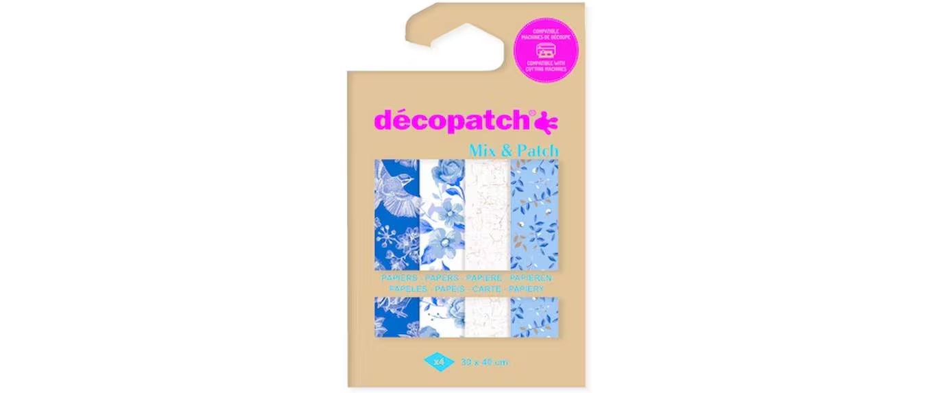 décopatch Papier 30 x 40 cm, 4 Blatt