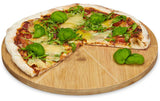 relaxdays Pizzateller Bambus