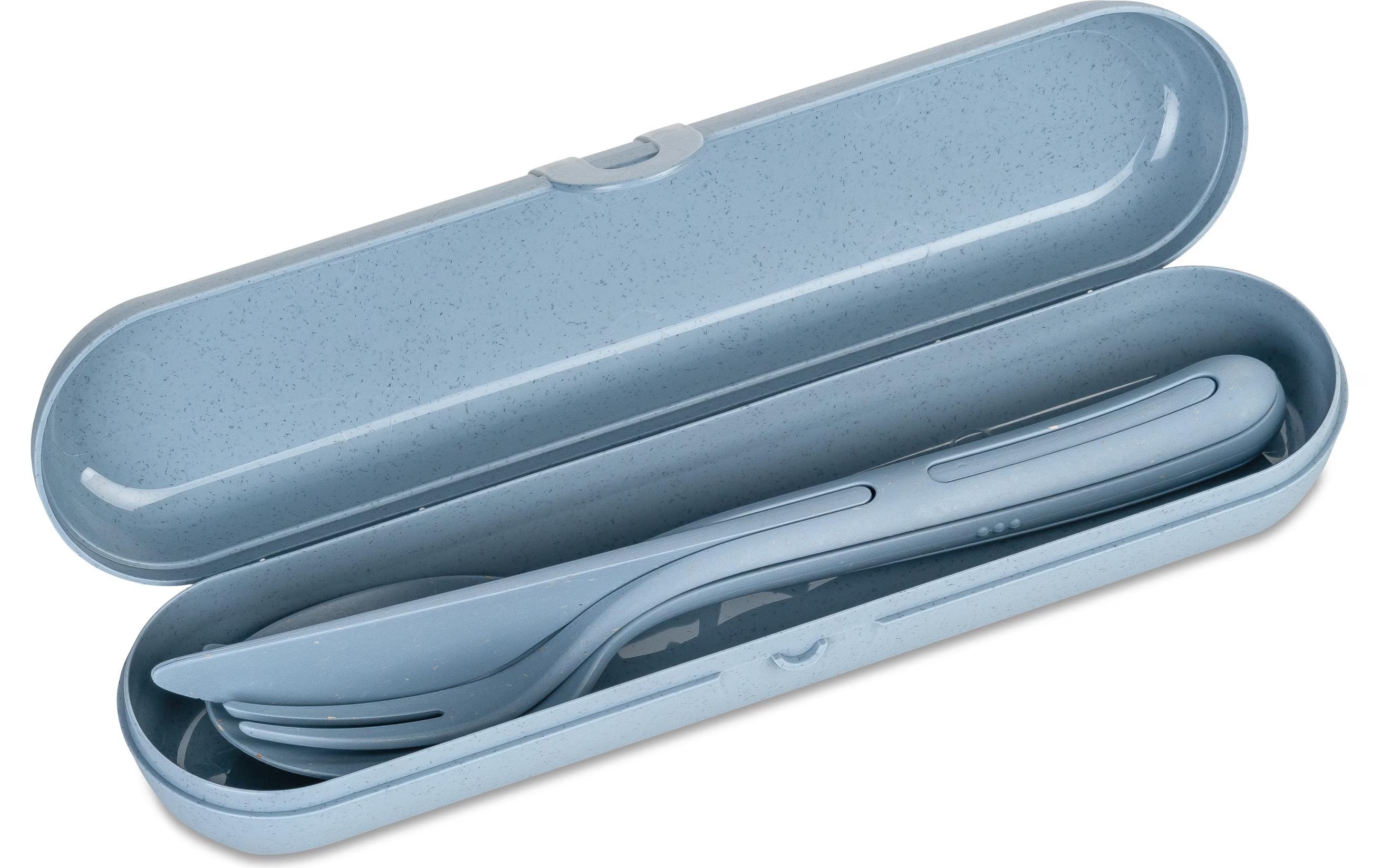 Koziol Besteckset KliKK Flower Blue
