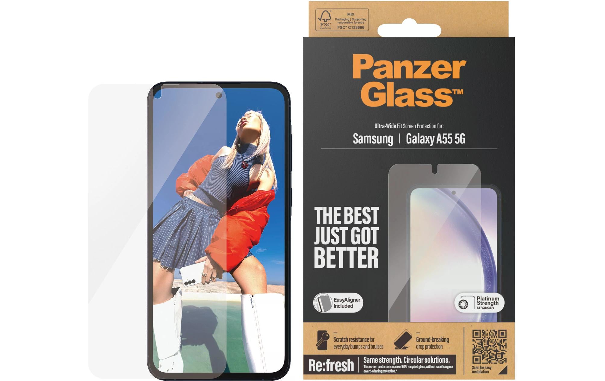 PANZERGLASS Clear Glass - UWF, EA