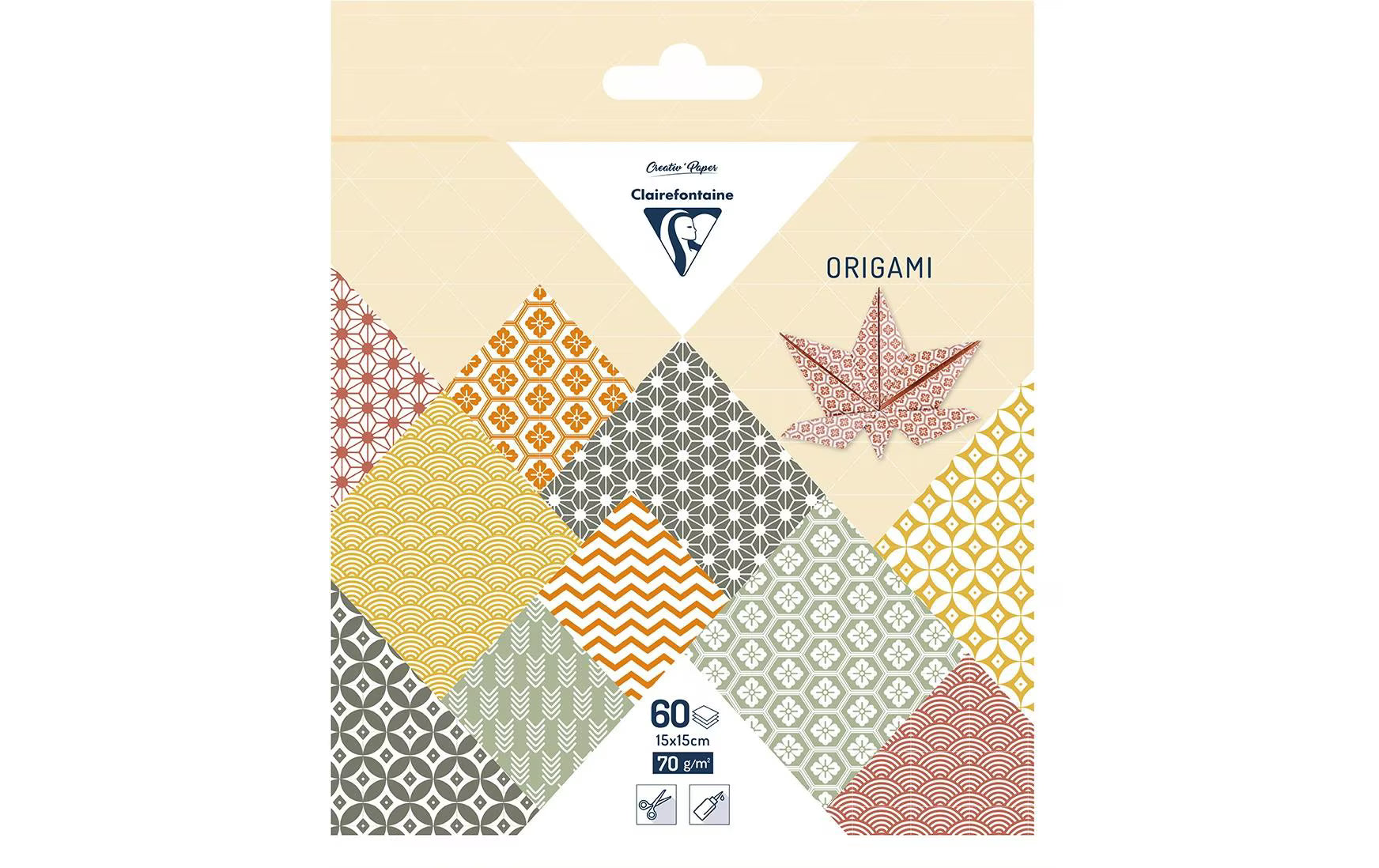 Clairefontaine, Bastelpapier Origami Papier
