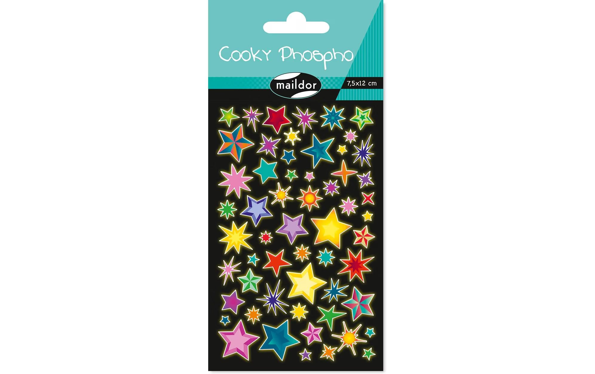 Clairefontaine Sticker Cooky Phospho Sterne