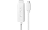Hyper 4K USB-C to HDMI Kabel, weiss 2.5m