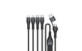 4smarts, USB-C/A Multi-Ladekabel 4in2 1.2 m